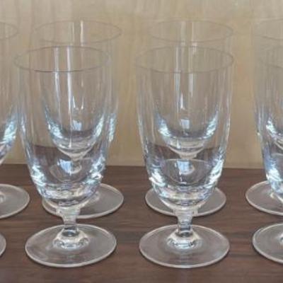 (12) Villeroy & Boch Clear Crystal 6" Goblets