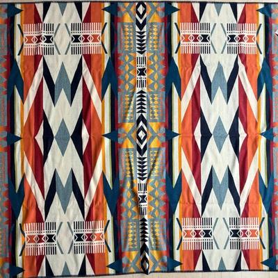 Pendleton Virgin Wool And Cotton Beaver State Robes And Shawls Blanket With Original Tags