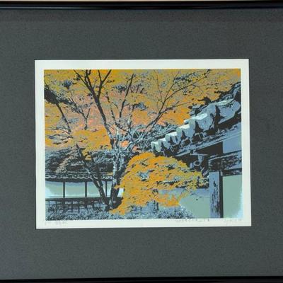 1980 Limited Edition Print By Yuichiro Kato In Frame