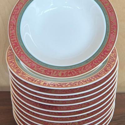 (12) Villeroy & Boch Paloma Picasso " My Way" Bone China Germany 8" Shallow Bowls