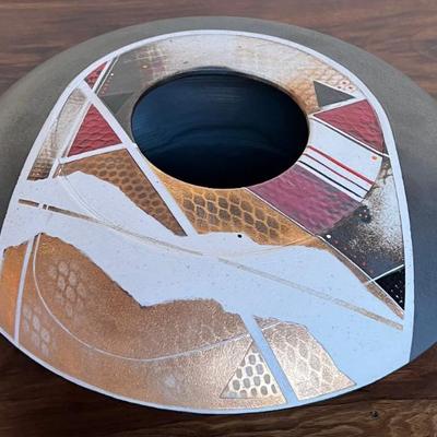 Signed Doug Irish- Hosler Modernist Studio Pottery Pot 1981