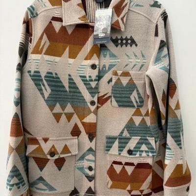 Pendleton Women's Pacific Crest 100 Percent Virgin Wool Coat Size Medium 