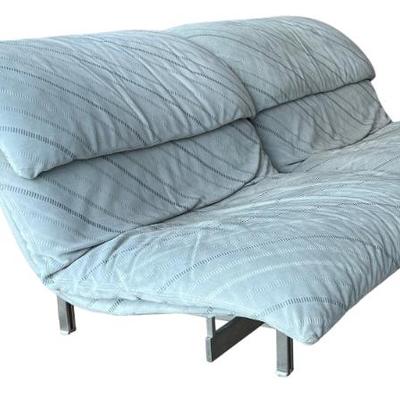 Giovanni Offredi Saporiti Italia Wave Sofa With Heavy Metal Frame
