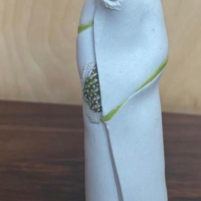 1982 Debbie Fecher Insane Asylum Art Pottery Shaker Signed