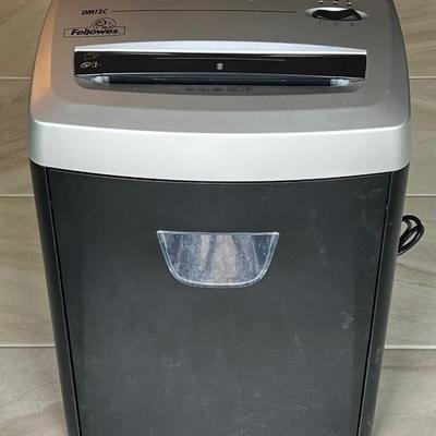 Fellowers DM12C Paper Shredder