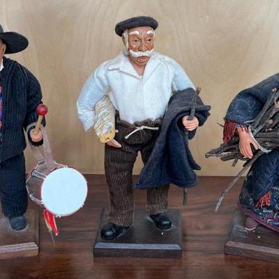 (3) Santons De Provence Michel Girault Figurines