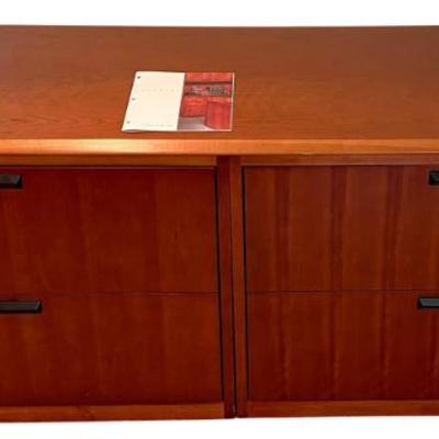 Custom Chambers Paoli Furniture 4 Drawer Lateral Filing Cabinet With Keys