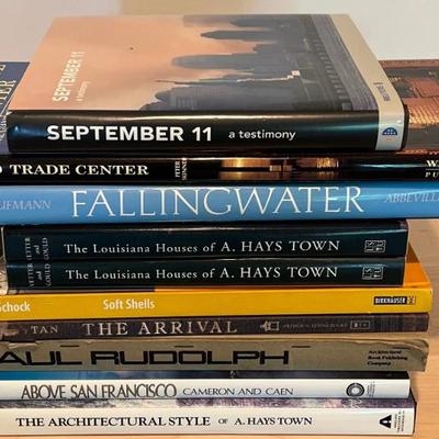 Hardback Coffee Table Books - Paul Rudolph, Architectural Style, And More