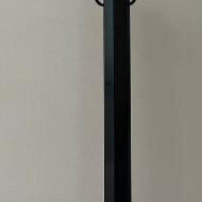 Relco Milano Italy Black Metal Adjustable Height 60-300 Watt Floor Lamp With Dimmer