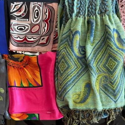 Vintage Scarfs - Eleanor Paine, Harve Bernard, Vittadini, Ellen Tracey, And More
