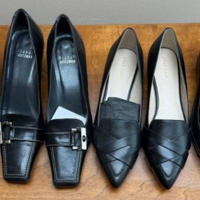 (4) Pairs Of Ladies Shoes Sizes 6.5 - 7 - Amalli, Suarts Weitzman, Cole Hahn