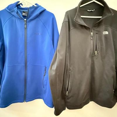 Northface XL Men's Lightweight Jacket And A Marmot L Blue Lightweight Hooded Jacket