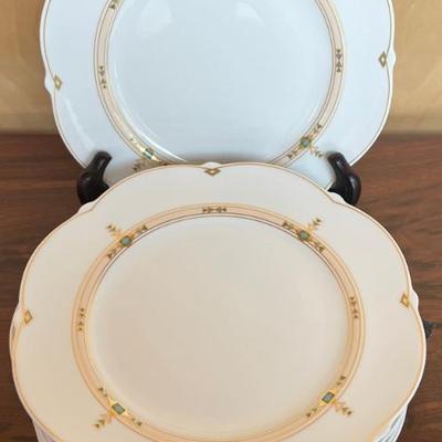 (12) Villeroy & Boch Paloma Picasso " Montserrat" Bone China Germany 8.5" Side Plates