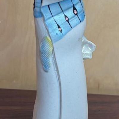 1982 Debbie Fecher Insane Asylum Art Pottery Shaker Signed