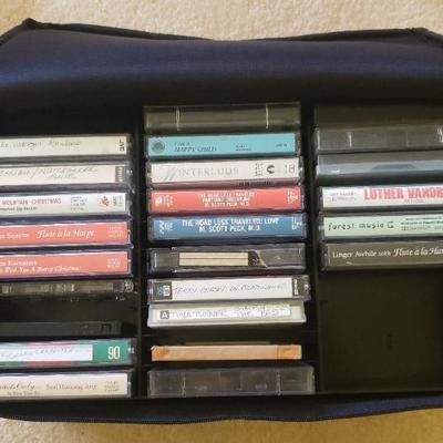 LLS122- Cassette Tapes & Carrying Case
