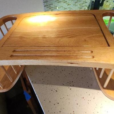 LLS024 - Wooden Bed Desk 