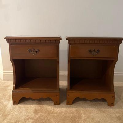 MCM-style Nightstand/Side Table Set