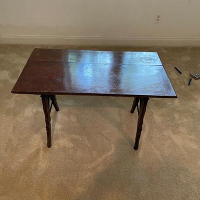 Beautiful Unique Functional Antique Folding Table