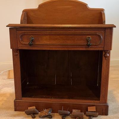 Bridgeport Washstand Commode w/ Wooden Topper