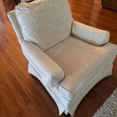 Cream Colored Upholstered Chair
