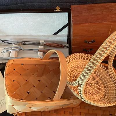 Samurai Japanese Cutlery Carving Set & Other Assorted Items 
