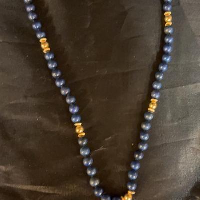 Beaded Necklace With Elephant Pendant