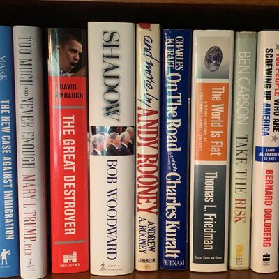 Assortment Of Books On Politics, Fascism, Americanisn And More