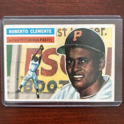 1956 Topps Baseball Card - Roberto Clemente