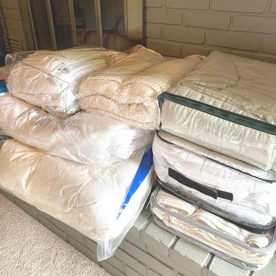King Bedding Sets With Down Comforters, Coverlet, Blankets And Sheet Sets
