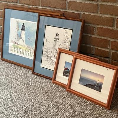 Lighthouse Themed Artwork 