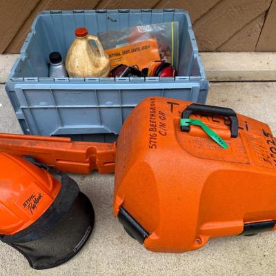 Stihl 025 Chainsaw With Case, Helmet, Accessories & 15 Inch Bar