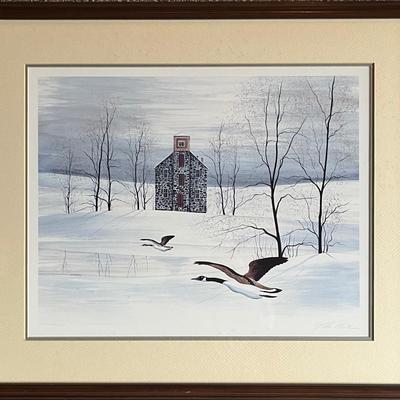 Signed and Numbered Offset Print of Geese