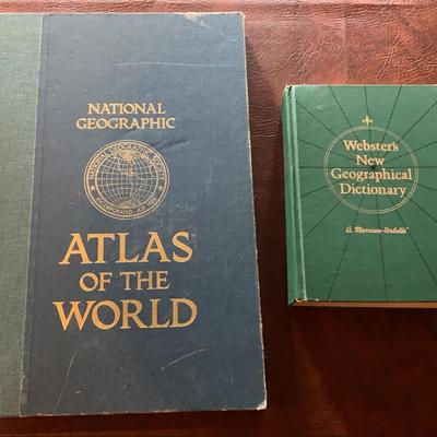 National Geographic “Atlas Of The World” And Webster’s “New Geographical Dictionary”