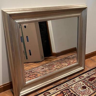 Silver Leaf Wall Mirror
