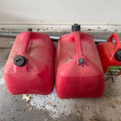 Three Gas Cans 