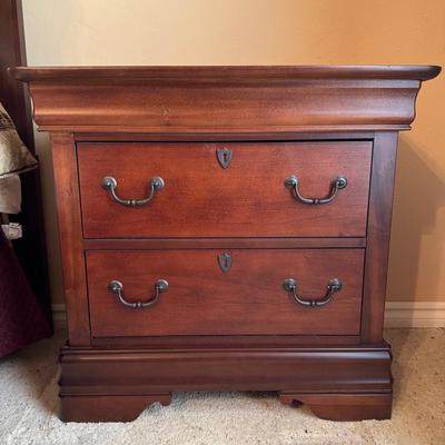 Broyhill Two-Drawer Nightstand #1