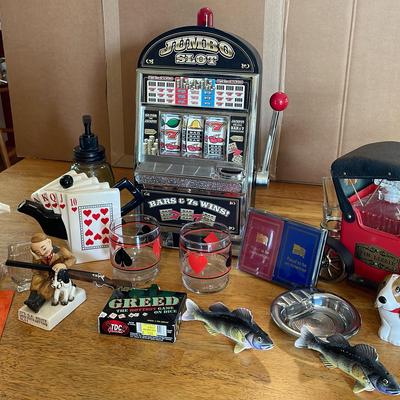 Slot Machine Bar Decor 