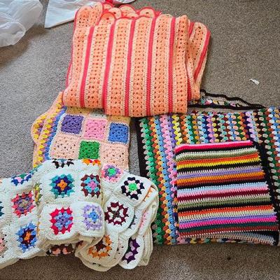 Homemade Afghan Throw Blankets 