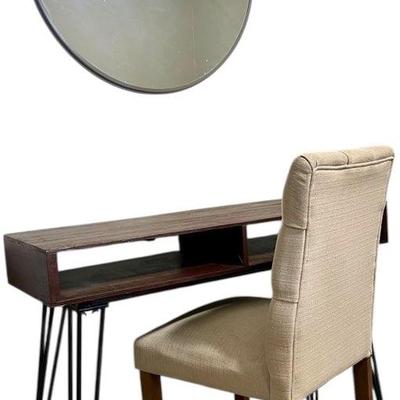 Vanity Table, Chair And Wall Mirror! 