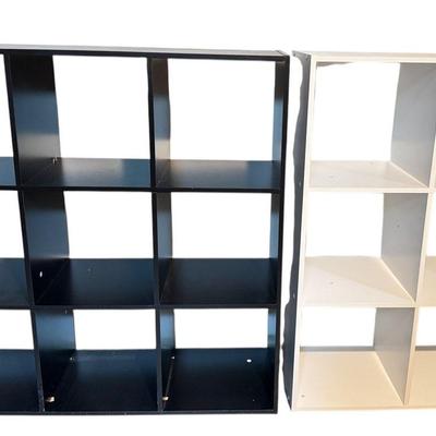 Two Cubic Storage Shelf Units