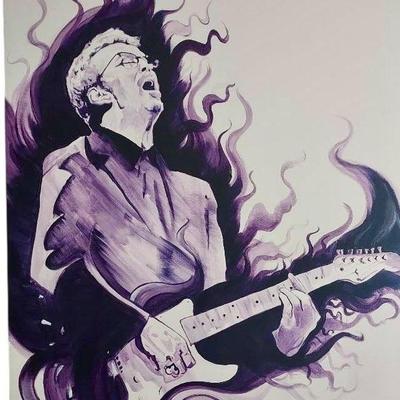 Eric Clapton Painting By Local Columbus Artist C.F. Basirico