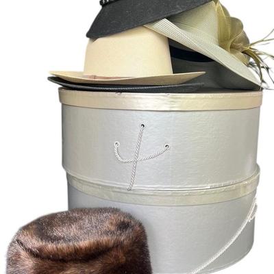 Hats & 2 Nordstrom Hat Boxes:  Nine West, August Brands, More!