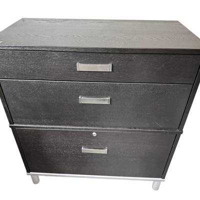 Black File Cabinet