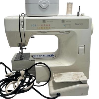Vintage Kenmore Sewing Machine With Pedal - Works!