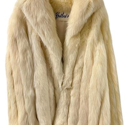 Ivory Colored Fur Coat
