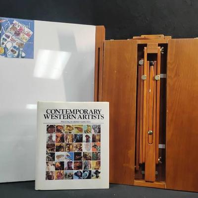Sh304 wooden artist easel canvas