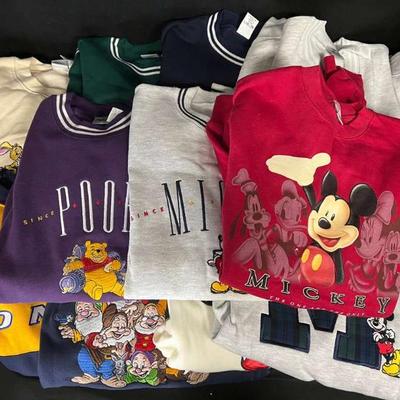 Sh406 vintage disney sweatshirts 1