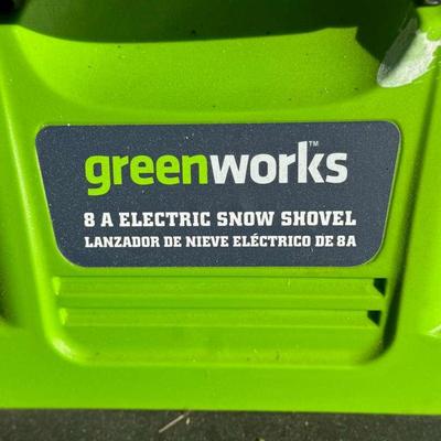 Lot 149: Greenworks Electric Snow Shovel(missing power cord)