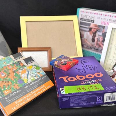 Lot 172:  Games And Frames