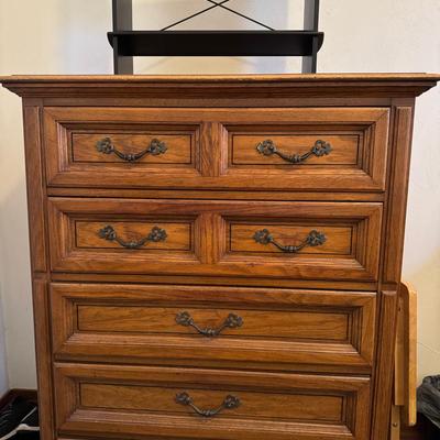 Lot 175:  Dixie Five Drawer Dresser